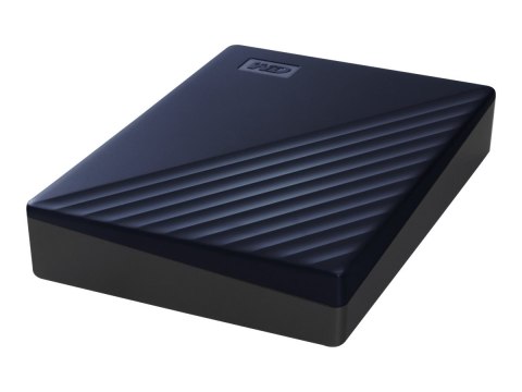 WD My Passport for Mac WDBA2F0050BBL - Dysk twardy - zaszyfrowany - 5 TB - zewnętrzny (przenośne) - USB 3.2 Gen 1 - 256 bitów AE