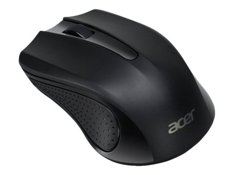 Acer AMR910 - Mysz - optyczna - bezprzewodowa - 2.4 GHz - odbiornik bezprzewodowy USB - czarny - do sprzedaży detalicznej - dla 