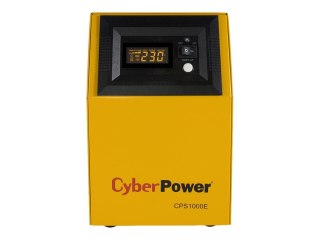 CyberPower CPS1000E - UPS - AC 220/230/240 V - 700 wat - 1000 VA - bez baterii - złącza wyjściowe: 2 - żółty