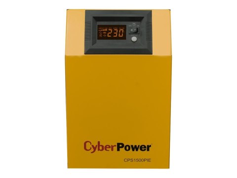 CyberPower CPS1500PIE - UPS - AC 220/230/240 V - 1050 wat - 1500 VA - bez baterii - złącza wyjściowe: 3 - żółty