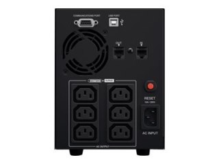 CyberPower Value 2200EILCD - UPS - 1320 wat - 2200 VA - 9 Ah - RS-232, USB - złącza wyjściowe: 6