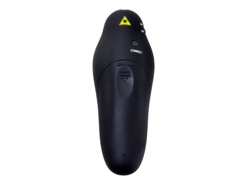 DICOTA Pin Point Wireless Laser Pointer - Wskaźnik do projektora - bezprzewodowa - odbiornik bezprzewodowy USB - czarny