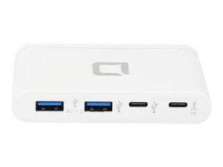DICOTA USB-C Portable Hub 4-in-1 - Koncentrator - 2 x USB-C + 2 x SuperSpeed USB - stacjonarny
