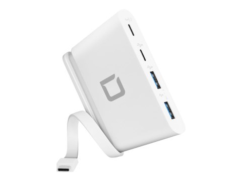 DICOTA USB-C Portable Hub 4-in-1 - Koncentrator - 2 x USB-C + 2 x SuperSpeed USB - stacjonarny
