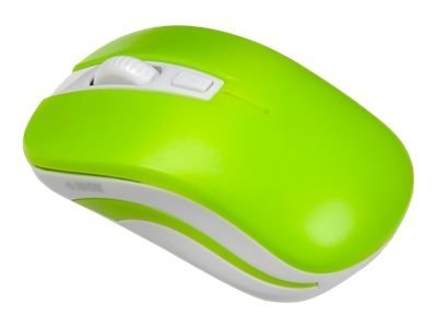 IBOX LORIINI GREEN - Mysz - prawo i leworęczna - optyczna - 3 przyciski - bezprzewodowa - 2.4 GHz - odbiornik bezprzewodowy USB 