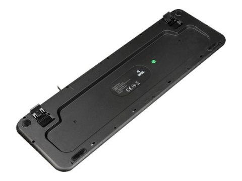 IBOX Pulsar - Klawiatura - podświetlenie - USB - QWERTY - czarny