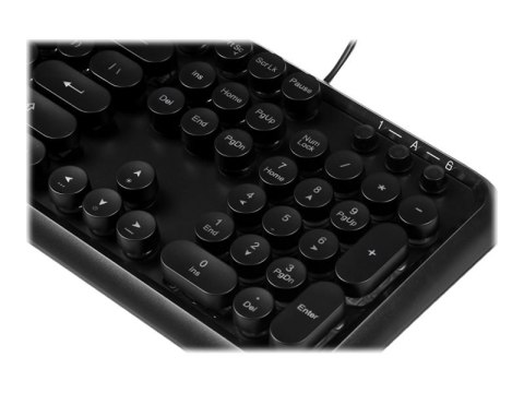 IBOX Pulsar - Klawiatura - podświetlenie - USB - QWERTY - czarny