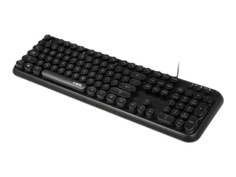 IBOX Pulsar - Klawiatura - podświetlenie - USB - QWERTY - czarny