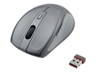 IBOX Swift pro - Mysz - optyczna - 5 przyciski - bezprzewodowa - RF - odbiornik bezprzewodowy USB - szary