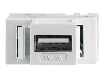 Intellinet Keystone Jack, Charging Port for USB Type-A, Output 5 V / 1 A - Wkładka modułowa - USB Type A