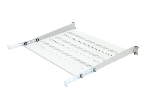 KaTLINK - Półka do stojaka - szary, RAL 7035 - 1U - 19"