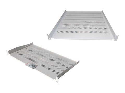KatLink TN-19-450-1U-GY - Półka do stojaka - RAL 7035, szary - 1U - 19"