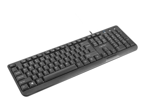 Natec TROUT - Klawiatura - USB - US - czarny