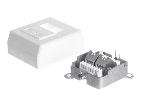 Netrack Complete - Gniazdo-wyjście - RJ 45 - 2 gniazda sieciowe