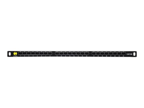 Netrack - Krosownica - CAT 5e - UTP - RJ-45 X 24 - 0.5U - 10"/19"