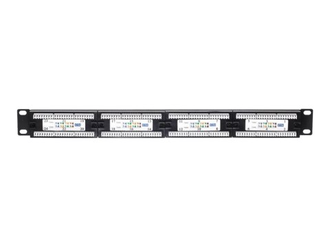 Netrack - Krosownica - CAT 5e - UTP - RJ-45 X 24 - czarny - 19"