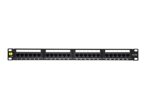 Netrack - Krosownica - CAT 5e - UTP - RJ-45 X 24 - czarny - 19"
