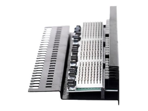 Netrack - Krosownica - CAT 5e - UTP - RJ-45 X 24 - czarny - 19"