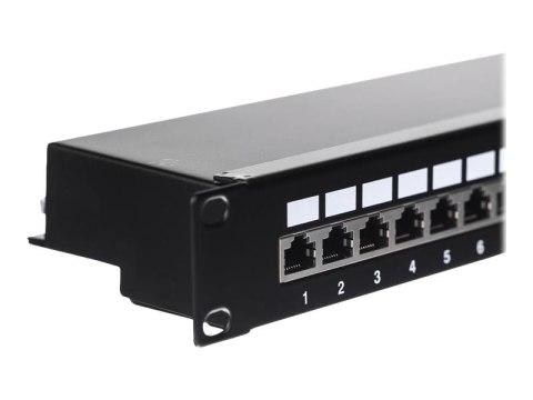 Netrack - Krosownica - CAT 6 - RJ-45 X 24 - czarny - 19"