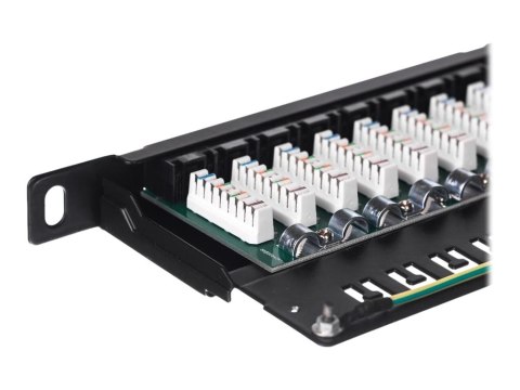 Netrack - Krosownica - do montażu na stelażu - CAT 6 - UTP - RJ-45 X 24 - 0.5U - 19"