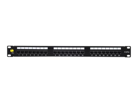 Netrack - Krosownica - do montażu na stelażu - CAT 6 - UTP - RJ-45 X 24 - 19"