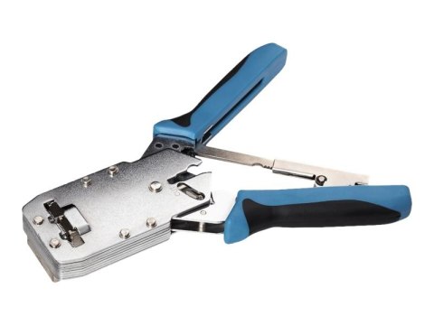 Netrack Modular Crimping Tool RJ45 8p+6p+4p+AMP Cat. 6, Pressure Control - Zaciskarka