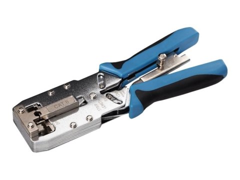 Netrack Modular Crimping Tool RJ45 8p+6p+4p+AMP Cat. 6, Pressure Control - Zaciskarka