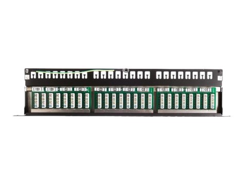 Netrack - Panel krosowniczy z półką - do montażu na stelażu - CAT 6 - UTP - RJ-45 X 24 - 0.5U - 19"