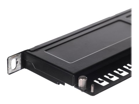 Netrack - Panel krosowniczy z półką - do montażu na stelażu - CAT 6 - UTP - RJ-45 X 24 - 0.5U - 19"