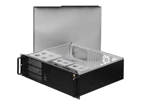 Netrack Server Case - Montowany w stojaku 3U - ATX - czarny - USB