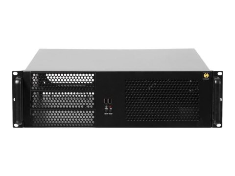 Netrack Server Case - Montowany w stojaku 3U - ATX - czarny - USB