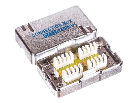 Netrack - Sprzęgacz sieciowy - IDC 4-pin styki krone do IDC 4-pin styki krone - FTP - CAT 6 - srebrny