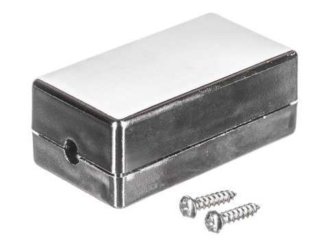 Netrack - Sprzęgacz sieciowy - IDC 8-pin do IDC 8-pin - FTP - CAT 5e - srebrny