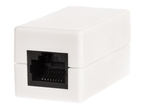 Netrack - Sprzęgacz sieciowy - RJ-45 (F) do RJ-45 (F) - UTP - CAT 5e - biały