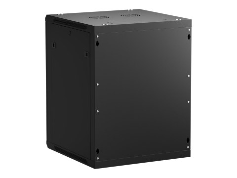Netrack - Stojak - do montażu na ścianie - czarny - 15U - 19"