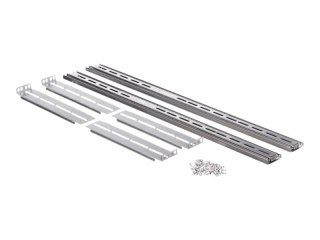 Netrack - Szyny do montażu w szafie typu rack - srebrny - 4U - 19"