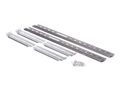Netrack - Szyny do montażu w szafie typu rack - srebrny - 4U - 19"