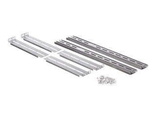 Netrack - Szyny do montażu w szafie typu rack - srebrny - 4U - 19"