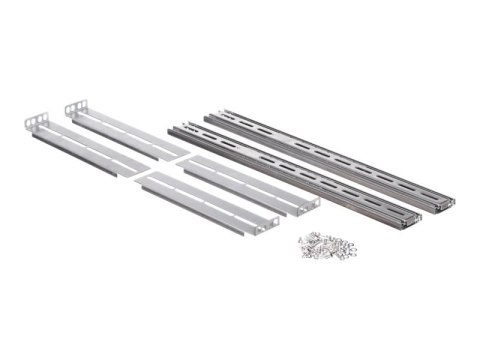 Netrack - Szyny do montażu w szafie typu rack - srebrny - 4U - 19"