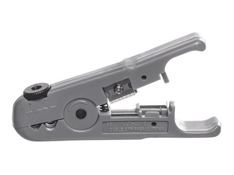 Netrack Universal Cable Stripper UTP/FTP - Ściągacz izolacji kabla - szary