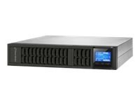 PowerWalker VFI 1000 CRS - UPS (montowany w szafie rack / zewnętrzny) - 800 wat - 1000 VA - bez baterii - RS-232, USB - złącza w