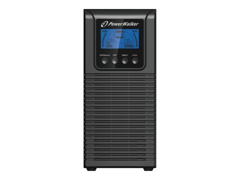 PowerWalker VFI 1000 TGS - UPS - AC 176-300 V - 900 wat - 1000 VA - bez baterii - RS-232, USB - złącza wyjściowe: 3