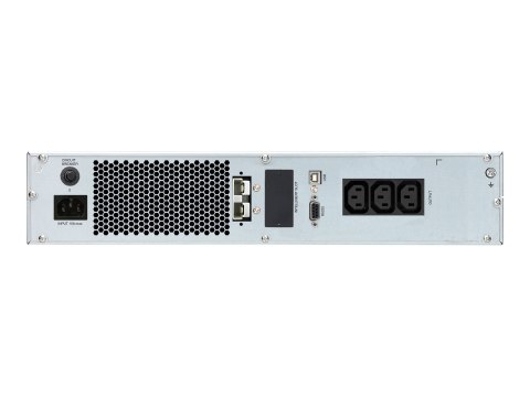 PowerWalker VFI 1000CRM LCD - UPS (montowany w szafie rack / zewnętrzny) - 800 wat - 1000 VA - 9 Ah - RS-232, USB - złącza wyjśc