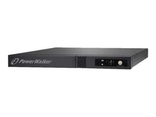 PowerWalker VFI 1000R/1U - UPS (montowany w stojaku) - 800 wat - 1000 VA - 7 Ah - RS-232, USB - złącza wyjściowe: 3 - 1U - 19" -