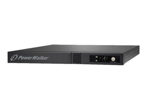PowerWalker VFI 1000R/1U - UPS (montowany w stojaku) - 800 wat - 1000 VA - 7 Ah - RS-232, USB - złącza wyjściowe: 3 - 1U - 19" -
