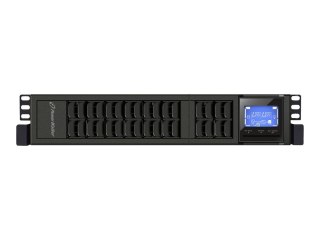 PowerWalker VFI 2000CRM LCD - UPS (montowany w szafie rack / zewnętrzny) - 1600 wat - 2000 VA - 9 Ah - RS-232, USB - złącza wyjś