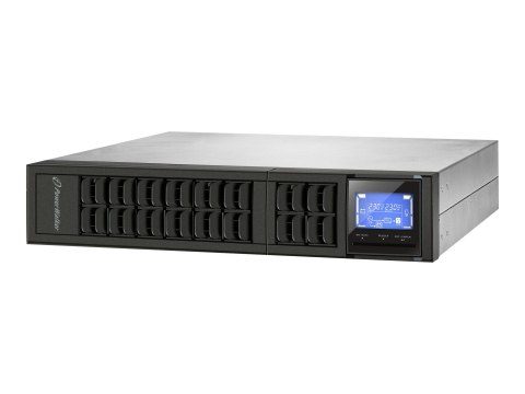 PowerWalker VFI 2000CRM LCD - UPS (montowany w szafie rack / zewnętrzny) - 1600 wat - 2000 VA - 9 Ah - RS-232, USB - złącza wyjś