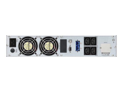 PowerWalker VFI 3000 CRM LCD - UPS (montowany w szafie rack / zewnętrzny) - AC 110-300 V - 2400 wat - 3000 VA - 9 Ah - RS-232, U