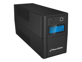 PowerWalker VI 850 SHL FR - UPS - AC 230 V - 480 wat - 850 VA - 9 Ah - USB - złącza wyjściowe: 2