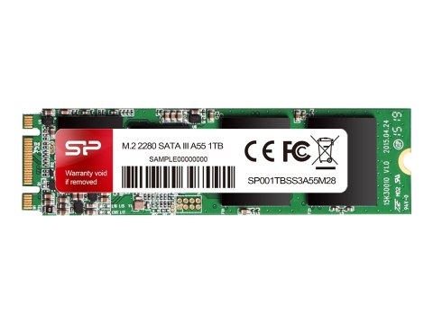 SILICON POWER M.2 2280 A55 - SSD - 256 GB - wewnętrzny - M.2 2280 - SATA 6Gb/s
